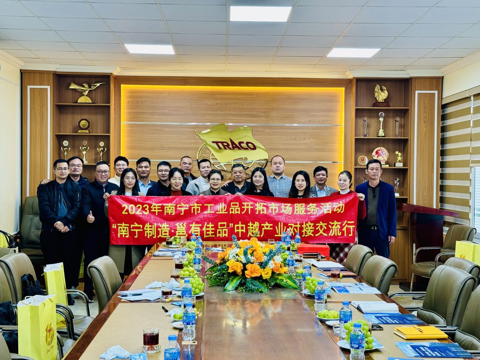 [TRACO] Đoàn Doanh nghiệp Nam Ninh Trung Quốc tìm hiểu cơ hội đầu tư tại Hải Phòng - Đến thăm và làm việc tại TRACO